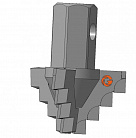 Долото шнековое лопастное Д3ЛП-112.42.Ш27