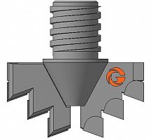 Долото шнековое лопастное Д2ЛК-76.36.Сп.28 фото
