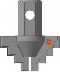 Долото шнековое лопастное Д2ЛП-65.25.Ш17 фото