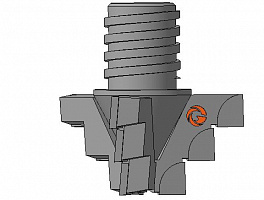 Долото шнековое лопастное Д3ЛП-112.57.Сп.28 фото