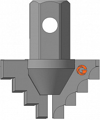 Долото шнековое лопастное Д2ЛП-65.25.Ш19 фото