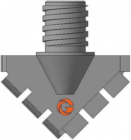 Долото шнековое лопастное ДП-85.42.Сп.28 фото